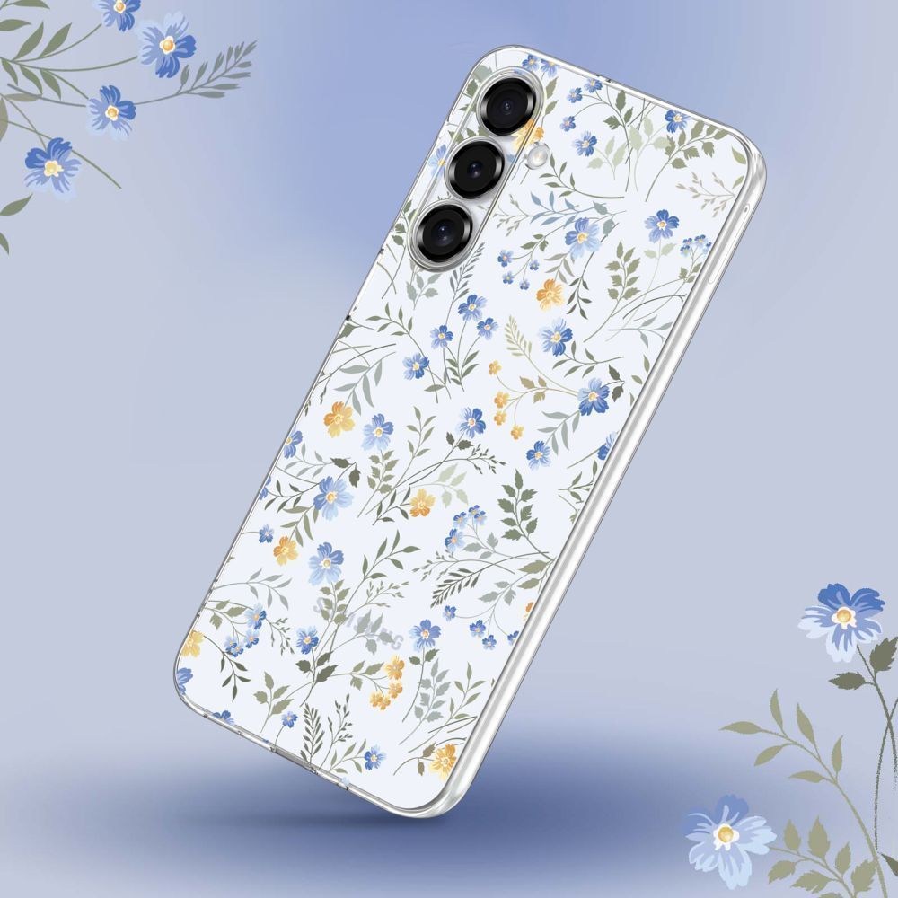 Etui Tech-Protect Flexair do Samsung Galaxy A17 5G / 4G , przezroczyste ze wzorem.